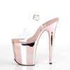 Pleaser - FLAMINGO808 Sandaal met enkelband, Paaldans schoenen - Paaldans schoenen - Roze/Transparant Product image
